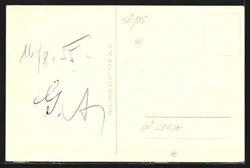 AK Mettmach /O.-Ö., Teilansicht mit Kirche, Fliegeraufnahme