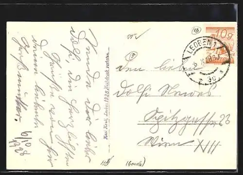 AK Leoben, Kirche und neue Bahnhofbrücke