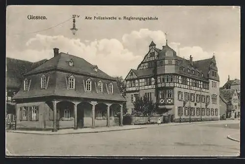 AK Giessen, Alte Polizeiwache und Regierungsgebäude