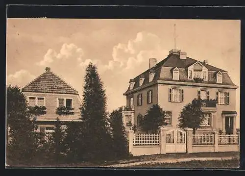 AK Burscheid /Düsseldorf, Partie im Villenviertel