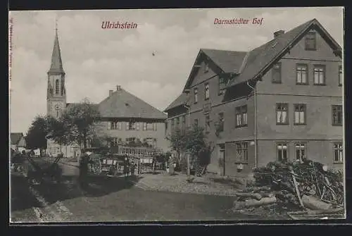 AK Ulrichstein, Gasthaus Darmstädter Hof