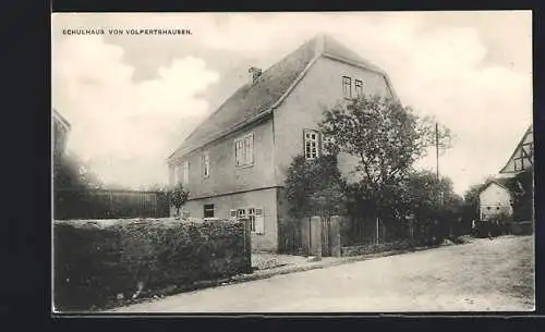 AK Volpertshausen, Schulhaus im jahre 1909