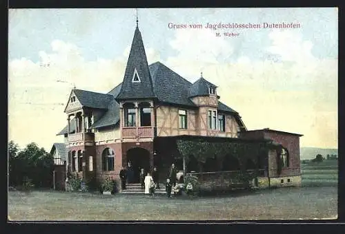 AK Wetzlar, Gasthaus Jagdschlösschen Dutenhofen