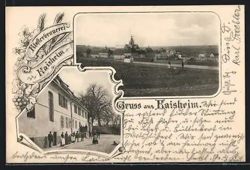 AK Kaisheim, Klosterbrauerei, Ortsansicht