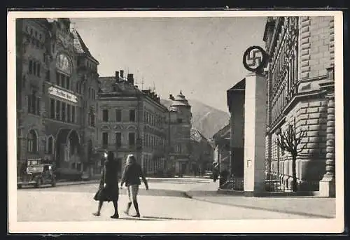 AK Cilli, Bahnhofgasse, Deutsches Haus, 