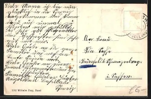 AK Reigoldswil, Gesamtansicht aus der Vogelschau