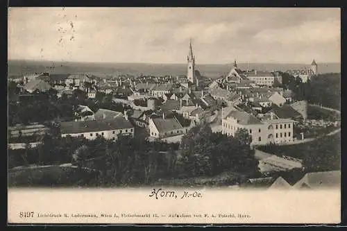 AK Horn, Ortsansicht aus der Vogelschau