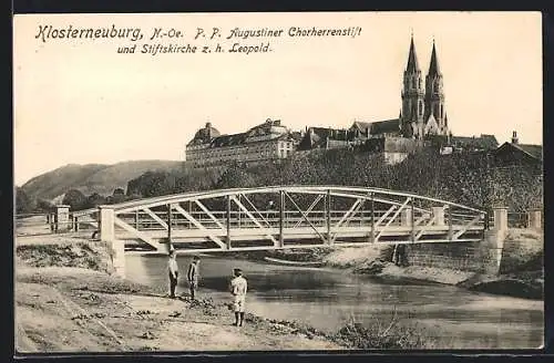 AK Klosterneuburg, P. P. Augustiner Chorherrenstift und Stiftskirche z. h. Leopold