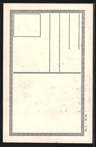 Künstler-AK Klosterneuburg, Totalansicht, Landkarte