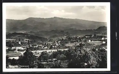 AK Eibiswald, Totalansicht von einem Berg aus