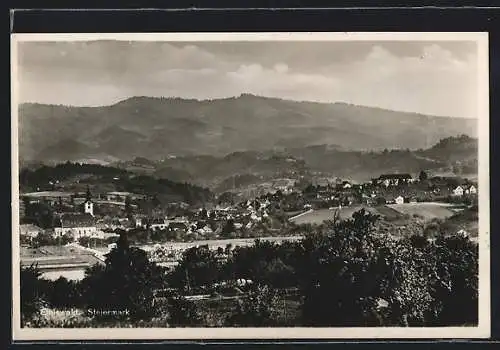 AK Eibiswald, Panorama von einem Berg aus
