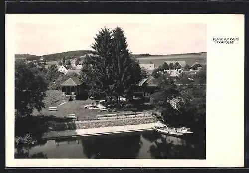 AK Plank am Kamp, Blick zum Strandbad