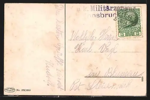 AK Telfs, Gasthof Hohe Munde, Strassenpartie