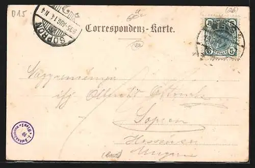 AK Wels, Ringstrasse aus der Vogelschau