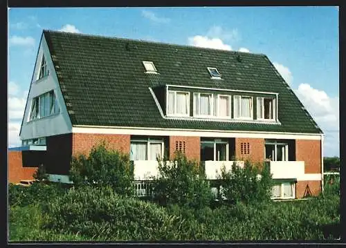 AK Baltrum /Nordsee, Haus Stadtlander an der Aussichtsdüne