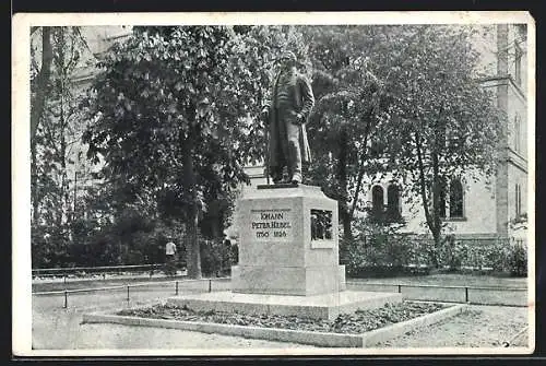 AK Lörrach, Am Hebel-Denkmal