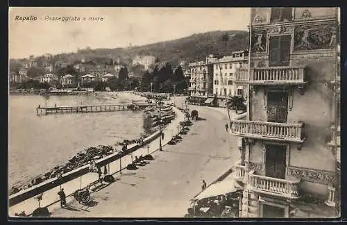 AK Rapallo, Passeggiata a mare