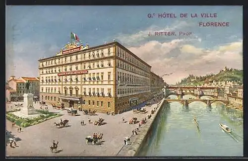 AK Florenz, Hotel de la Ville