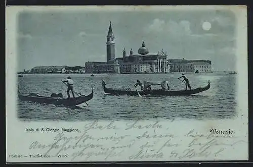 AK Venezia, Isola di S. Giorgio Maggiore, Gondeln