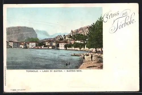 AK Torbole, Uferidylle am Garda-See
