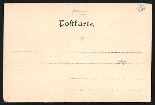 AK Toblach, Ortsansicht aus der Vogelschau