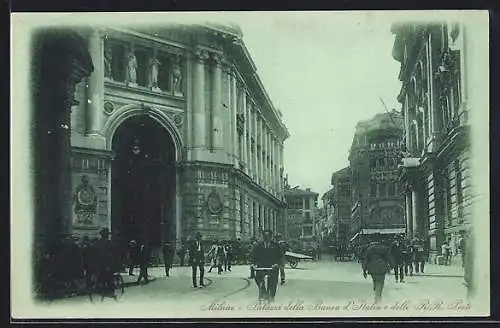 AK Milano, Palazzi della Banoa d`Italia e delle R. R. Poste