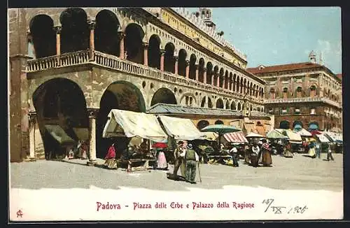 AK Padova, Piazza delle Erbe e Palazzo della Ragione