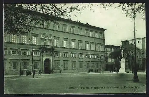 AK Lucca, Piazza Napoleone con palazzo, Provinciale