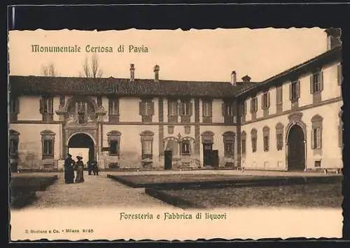 AK Certosa di Pavia, Foresteria e Fabbrica di liquori