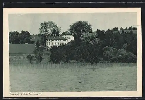 AK Brestenberg, Blick zur Kuranstalt Schloss Brestenberg