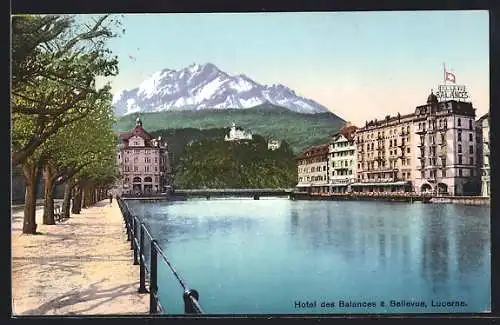 AK Luzern, Hotel des Balances & Bellevue