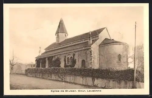 AK Lausanne, Eglise de St-Jean, Cour
