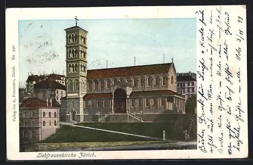 AK Zürich, Liebfrauenkirche