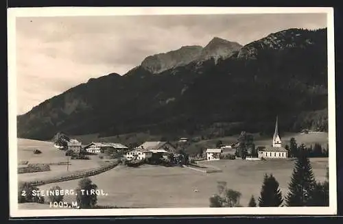 AK Steinberg /Tirol, Ortsansicht mit Kirche