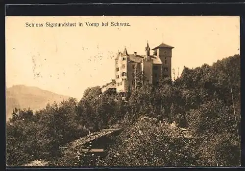 AK Vomp b. Schwaz /Tirol, Schloss Sigmundslust