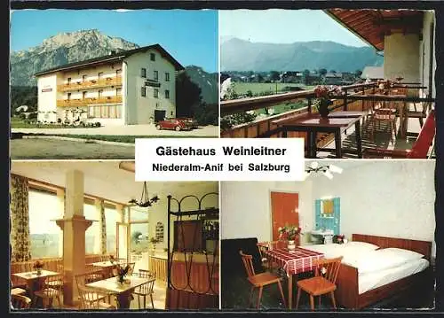 AK Niederalm-Anif /Salzburg, Hotel-Pension Gästehaus Weinleitner