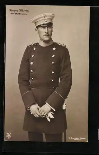 AK Herzog Albrecht von Württemberg in Uniform