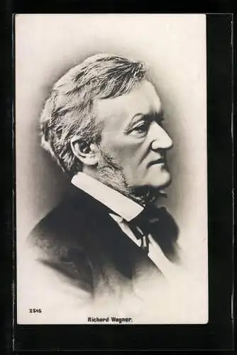AK Portrait Richard Wagner im Profil