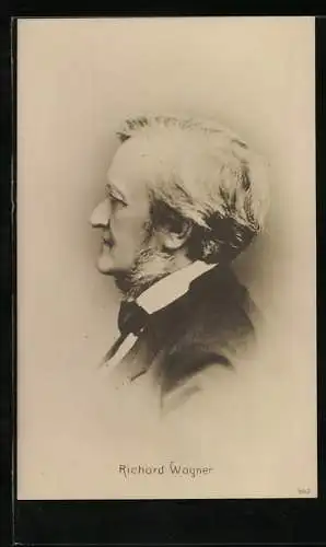 AK Komponist Richard Wagner im Profil