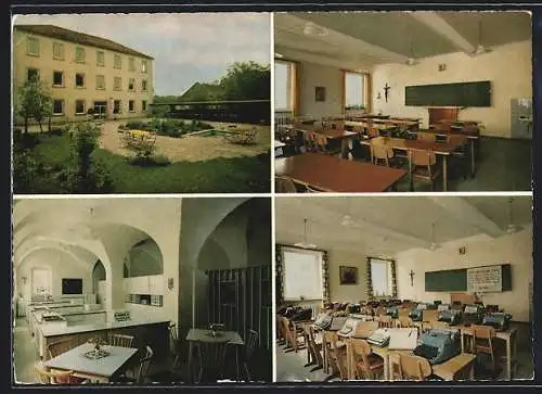 AK Volkach /Main, Mädchenmittelschule und Haushaltungsschule Institut St. Maria