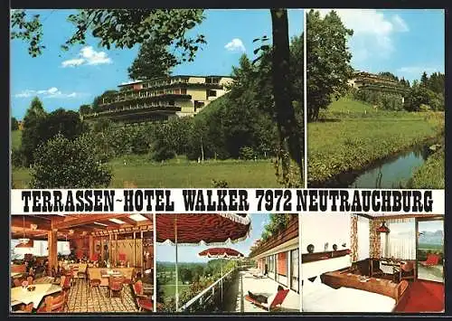 AK Neutrauchburg /Allgäu, Terrassen-Hotel Walker