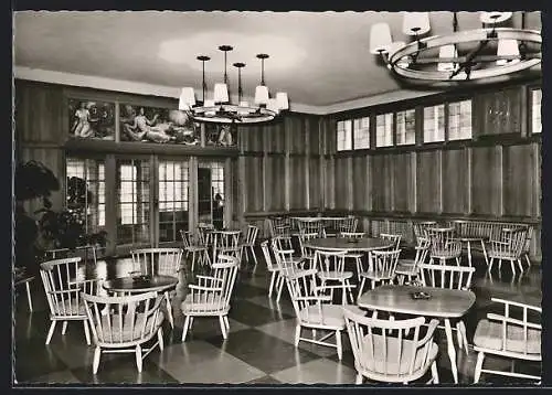 AK Isny /Allgäu, Klinik Überruh, Tagesraum