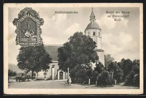 AK Zistersdorf /Niederösterreich, Wallfahrtskirche Maria am Moos