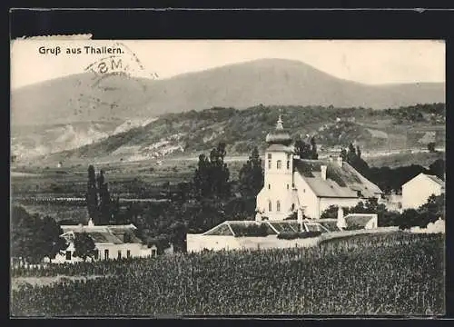 AK Thallern, Teilansicht vom Berg aus