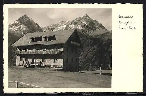 AK Längenfeld, Gasthaus Burgstein