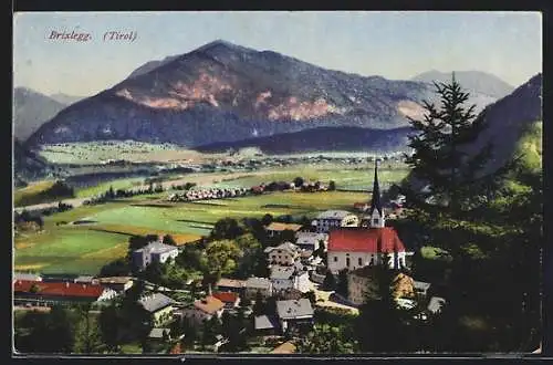 AK Brixlegg /Tirol, Ortsansicht aus der Vogelschau