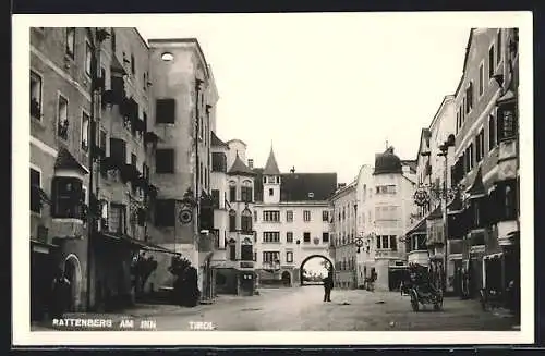 AK Rattenberg am Inn, Ortspartie