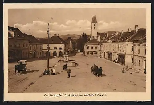 AK Aspang am Wechsel, Hauptplatz