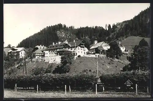 AK Pichl an der Enns, Blick zum Ort