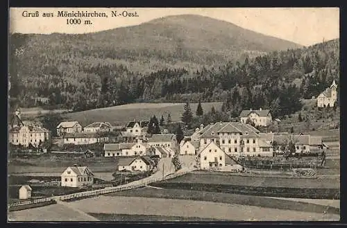 AK Mönichkirchen, Blick auf den Ort